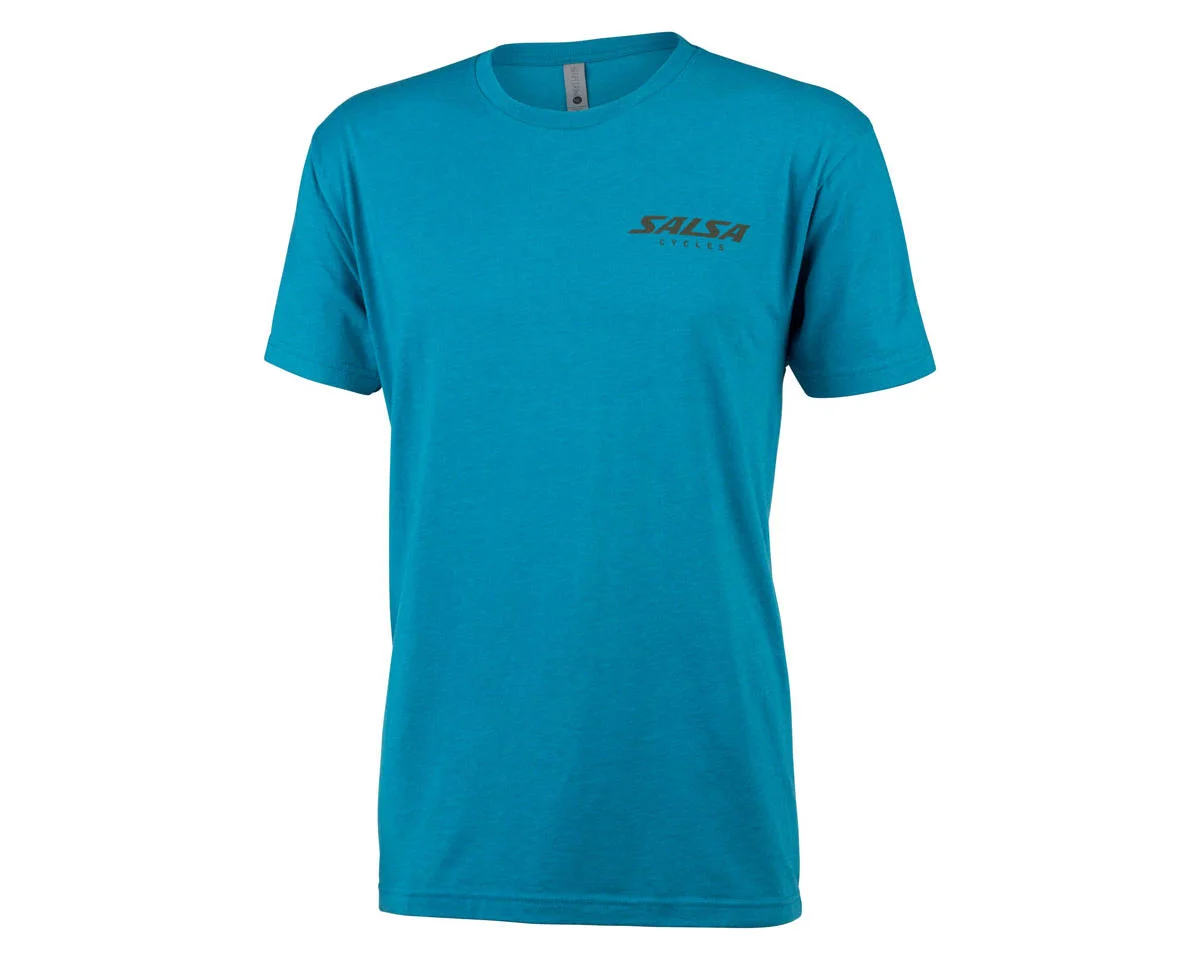 Salsa Lone Pine Men's T-Shirt (Teal) (Small)